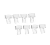 Toyvian 8 Pièces Valve Silicone pour Tire Lait Manuel Lot de Valve Bec de Canard Transparente Accessoires Sûrs et pour Allaitement