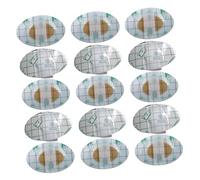 Toyvian 80 Pièces Autocollants Étanches pour Oreilles Garçon Fille Protection Imperméable PU Doux et Jetable Patchs Oreille pour Bain Natation et Hypoallergénique et Confortable pour Peau