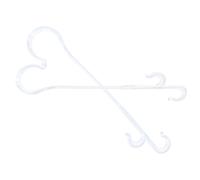 Toyvian 850 pièces Crochets de Support pour Plantes Crochets de Culture pour et Légumes Accessoires de Jardinage pour Environ Blanc