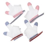 Toyvian 8paires Gants Antisuccion Pour Gants Anti-grattage Prévention Succion Des Doigts Ajustable Et Respirant