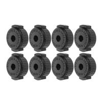 Toyvian 8pcs Écrous à Dégagement Rapide pour Cymbales, Accessoires pour Instruments en Plastique Noir, Mécanisme de Verrouillage Sécurisé, Minimisant L'usure des Cymbales, pour
