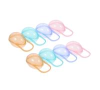 Toyvian 8pièces Boîtes De Rangement Pour Tétines Étuis De Stockage Portables Pour Mamans Organisateurs Pratiques Pour à Langer Accessoires Bébés Couleurs Mélangées