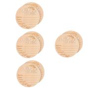 Toyvian 8pièces Cartes Bois Annonce De Naissance Pour Disques Ronds Pour Célébration Des Mois Et Événements Mémorables Plaque Décorative Bois Naturel Idéale Pour Nouveaux-nés