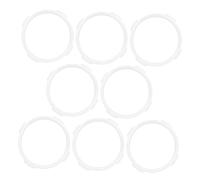 Toyvian 8pièces Connecteurs pour Tunnel De Cage Hamster Pack De Raccords De Tunnel pour Hamster Extension De Tube pour Cage Animal Installation Facile Design Blanc