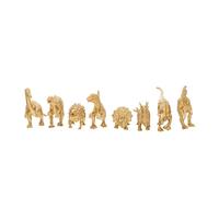 Toyvian 8pièces Statue De Dinosaure Plastique Jouet De Simulation Figurine Décorative Pour Maison Et Bureau