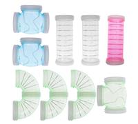 Toyvian 9 pièces Tuyaux de Sport pour Hamster de Tubes Plastique et Droits pour Cage Animal Couleurs Aléatoires Tunnel pour Hamsters et Petits Animaux Couleur Aléatoire Couleur Aléatoire