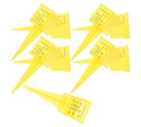 Toyvian 9pièces Pluviomètre Extérieur pour Pelouse Doseur Précis De Précipitations Instrument De Mesure De Jardin Plastique Lot de Coupelles De Récupération Arrosage Adapté