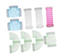Toyvian 9pièces Tuyau pour Hamster Plastique Tunnel De Cage Animal Jouet Extérieur avec Forme s Incurvée Et Forme t à Trois Voies