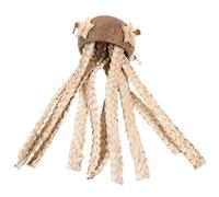 Toyvian à Déchirer pour Perroquets en Coquille Naturelle, Suspendu pour Cage d'oiseaux et Activité de Recherche de Nourriture