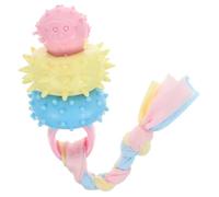 Toyvian à Mâcher pour Chien Tressé la Main de Dentition Interactif pour Chiots pour Animaux de Compagnie de Tresse