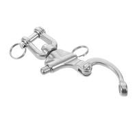 Toyvian à Ressort Pivotante Largage Rapide en Acier Inoxydable Argenté et Fonctionnement Fluide pour Gréement de Voilier et Ancrage Professionnel