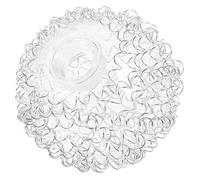 Toyvian Abat Jour Boule en Verre de Rechange pour Lampe Globe G9, Design Élégant Fil Aluminium, pour Lustre et Lampe Suspendue Décorative