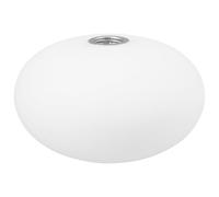 Toyvian Abat-jour en Verre Plat Ovale 1 Pièce, Globes en Verre pour Luminaires, Remplacement Abat-jour Compatible Lampes G9, Cache Ampoule pour Appliques Murales et Lampes de Table