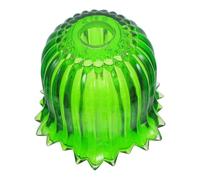 Toyvian Abat-jour en Verre Vert Éclairage Doux et Confortable Forme Fleur de Chou-fleur Compatible Douille E14 pour Lampe de Table et Lustre Décoration Salle à Manger