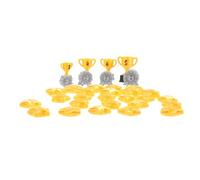 Toyvian Accessoires de Jeu de Société Sport, Jetons Étoiles Pla | Bords Lisses, Marquages Clairs, Usage en t Activités Thématiques, Usage Répété sans Usure ni Ternissement