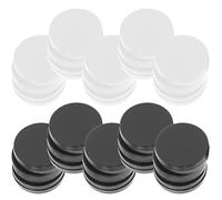Toyvian Accessoires D'Échecs Classiques 30 Noires Et Blanches pour Jeu De Backgammon Et Dames Compactes Et Faciles À Transporter