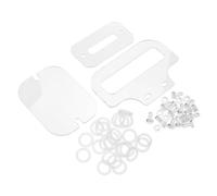 Toyvian Accessoires pour Cages à Hamsters Accessoires de Hamster Vis et kit d'écrou Transparentes pièces de Cage de Hamster Acrylique Kit de vis et d'écrous Transparents Plastique