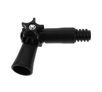 Toyvian Adaptateur Angle Rotatif Fileté pour Perche Télescopique Accessoire Balai Toile Araignée Prolongateur Réglable pour Plumeau et Raclette Nettoyage Polyvalent Intérieur Extérieur