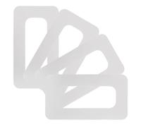 Toyvian Adaptateur Base d'aileron Universel 4PCS en PVC, Patch réparation pour Sup et Surfboard, adapté pour océan et Kayak