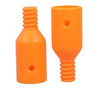 Toyvian Adaptateur Fileté Plastique 32 Mm pour Manche de Balai 2 Pièces, Connecteur de Rallonge Américain, Embout de Poignée Stable et Résistant pour Outils de Nettoyage Ménager