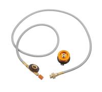 Toyvian Adaptateur Flexible avec Rallonge pour Camping Détendeur pour Réservoir de Gaz Portable Compatible Europe Russie et Allemagne pour Barbecue Extérieur et Randonnée