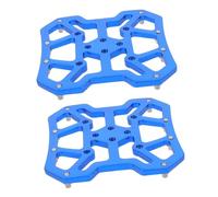 Toyvian Adaptateur Pédale Clipless Alliage Aluminium Plaque Autobloquante Bleue Conversion Pédales Plates vers Automatiques Antidérapant et Résistant pour VTT et Route Confort et Stabilité