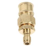 Toyvian Adaptateur pour Nettoyeur Haute Pression Laiton Kit de Connecteurs Rapides Mâle et Femelle Compatible Multi-Marques pour Usage Domestique et Industriel