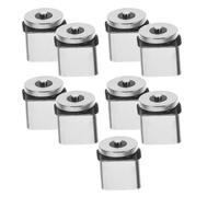 Toyvian Adaptateur USB-C magnétique 9 pièces en Aluminium, Charge Rapide 3A, Forte Aspiration, tête rotative à 360 degrés, adapté pour téléphone et câble de données