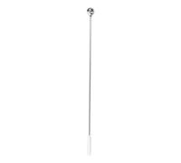 Toyvian Agitateurs à Cocktail en Acier Inoxydable Argenté Réutilisables, Bâtonnets à Mélanger Robustes pour Boissons la Maison ou Fêtes Nuptiales, Style Simple