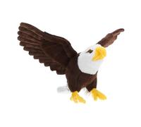Toyvian Aigle en Peluche Réaliste Grand Corps Jouet Animal en Peluche pour Garçon et Filles Larges Ailes Décoration Intérieure Présent d'anniversaire Coton Doux 60 Cm