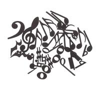 Toyvian Aimants Musicaux Doubles Faces pour Tableau Blanc et Réfrigérateur, Symboles de Notes sur Portée Musicale, Taille Petite, Ensemble D’aimants Pédagogiques pour Enseignement Musical