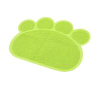 Toyvian Alimentation de Litière Antidérapant pour Animaux de Compagnie Polyvalent pour Chat Chiot Vert Protection Étanche pour Sols