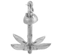Toyvian Ancre Pliable en Acier au Carbone Argentée Résistante la Corrosion, Design Compact et Gain de Place pour Bateaux, Canoës et Usage Nautique D'amarrage