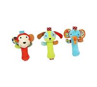 Toyvian Animal Hochets Jouet De Préhension Pour Nourrissons Avec Grelot Intégré Éveil Sensoriel Et Développement Coordination Main-oeil
