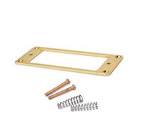 Toyvian Anneau de Micro Humbucker en Métal Doré Base Plate de 2 Mm D'épaisseur, Robuste et Finition Brillante, pour Guitares Électriques