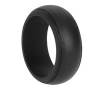 Toyvian Anneau en Silicone Noir pour Décoration et Entraînement Force de Préhension, sans Latex, Facile à Nettoyer, Style Cool, Rééducation Activités Extérieures