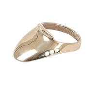 Toyvian Anneau Protège-Doigts Tir à l'arc en Laiton 22 Mm, Bague Portable Résistante à l'usure, Ensemble pour Archers Professionnels, Protection des Doigts en Extérieur