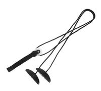 Toyvian Appareil de Musculation pour Épaules et Cou Poulie D'exercice, Bande Élastique Résistante, Système de Tirage Réglable, 1 Pièce Noire, Équipement de Fitness à Domicile