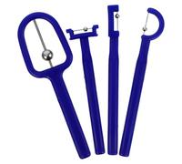 Toyvian Appareil d'exercice oral 4pcs en PP et Acier Inoxydable, formation en rééducation de la, améliore flexibilité linguistique, usage enfants et adultes