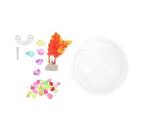Toyvian Aquarium Mural Suspendu Acrylique Transparent Vase Hydroponique Décoratif avec Ouverture Large Pot à Poissons Facile à Nettoyer et pour Plantes Murales et Couleur Aléatoire