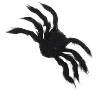 Toyvian Araignée Décorative Réaliste d'halloween en Peluche Noire Pattes Ajustables et Flexibles pour Maison Hantée ou Fenêtre, Décoration Géante Effrayante