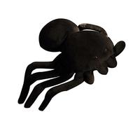 Toyvian Araignée en Peluche Jouet Araignée Géante en Peluche Animaux en Halloween PP Coton Noir Réaliste Animal en en ée Jouet en Animal en