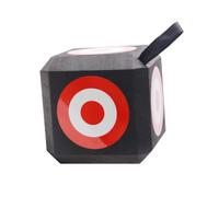 Toyvian Arc Portable pour Tir à Arc Accessoire De Tir Flèche Suspendue Forme De Dé pour Entraînement Extérieur