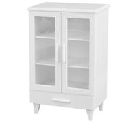 Toyvian Armoire de Maison de Poupée à L'échelle 1:12, Modèle de Bibliothèque Miniature