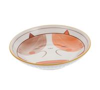 Toyvian Assiette à Nourriture En Céramique 20 Cm Motif Petit Chat Plat Profond Sécurisé Usage Quotidien Et Fêtes Décoration