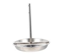 Toyvian Assiette de Poulet grillé Rack de torréfacteur Vertical rôtissoire pour Poulet Fourniture de Poulet rôti rôtissoire à Poulet Verticale Acier Inoxydable Silver