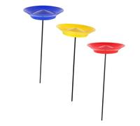 Toyvian Assiettes De Jonglage avec Bâtons pour Garçon Et Filles 3 Pièces Équilibre Et Coordination pour Spectacles, Entraînement Sensoriel Et Jeux D’adresse