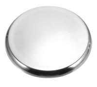 Toyvian Assise Tabouret Rond en Acier Inoxydable Argenté, Partie Assise de Chaise pour Bar, Décorative Danger Mains, pour Restaurants et Clubs