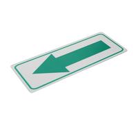 Toyvian Autocollant Flèche Réfléchissante en Aluminium Vert pour Boîte aux Lettres, Visibilité Nocturne et Installation Facile, pour Guidage Extérieur
