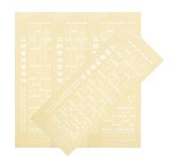 Toyvian Autocollants d'Échelle pour Erhu 4 Feuilles, Guide de Doigté et Diagramme de Position, pour Apprentissage Débutant